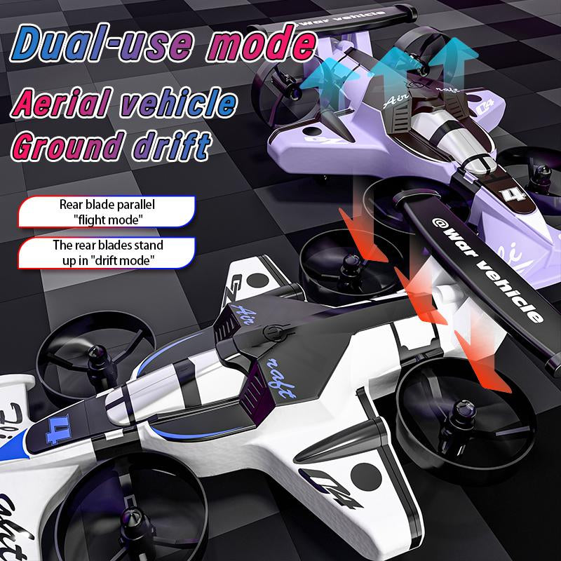 2-In-1 Remote-Controlled Car and Plane Combo