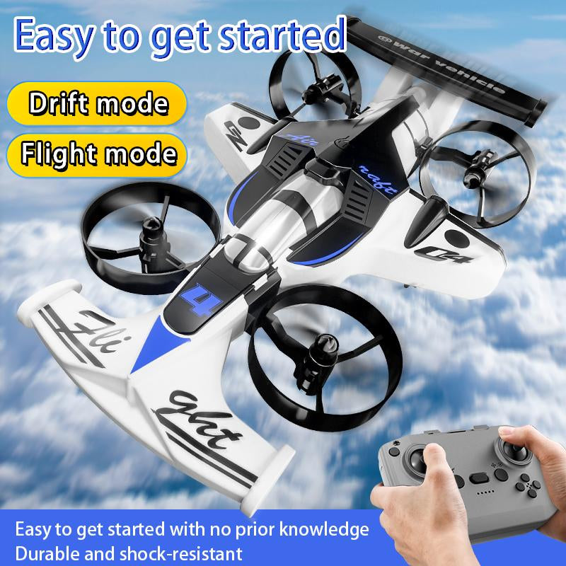 2-In-1 Remote-Controlled Car and Plane Combo